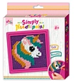 Simple Needlepoint-cute unicoin